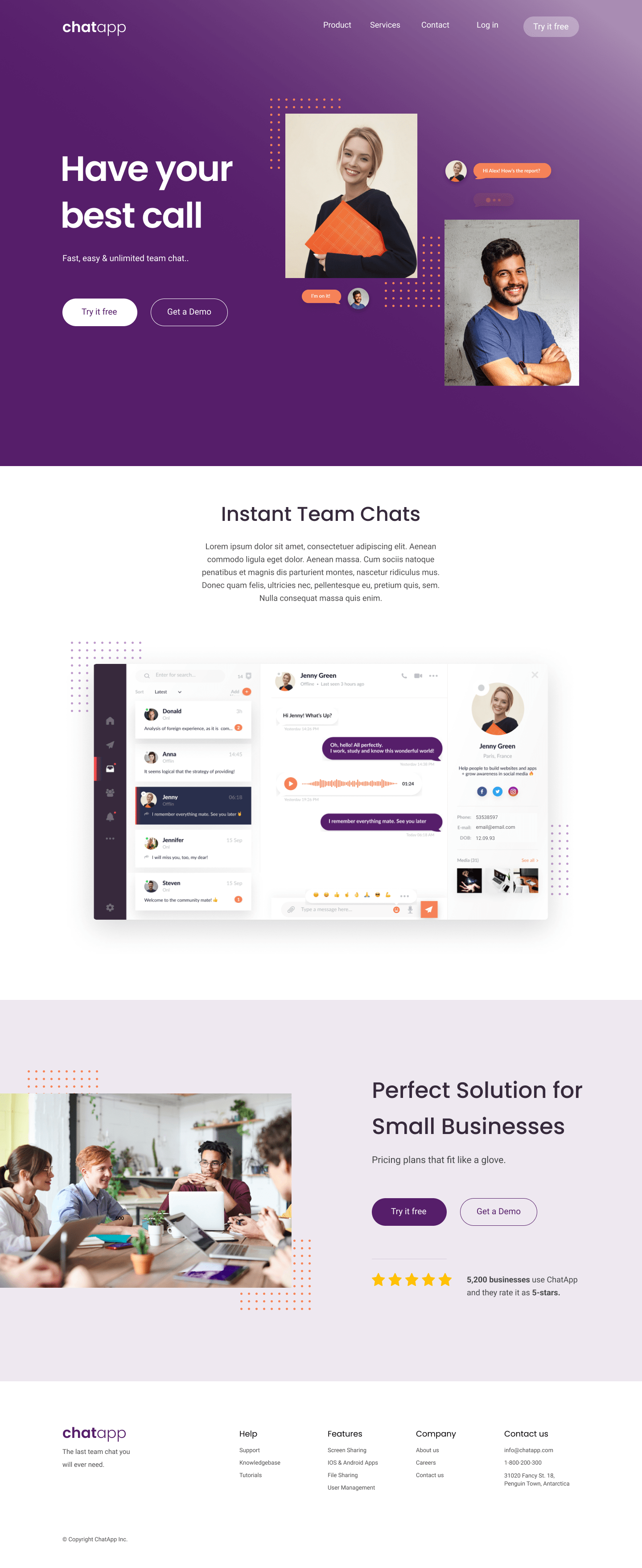 Full screen capture of the project design