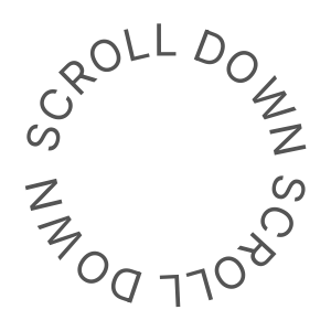 scroll down text indicator